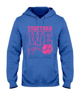 Together We Fight Softball Breast Cancer Awareness T-Shirt