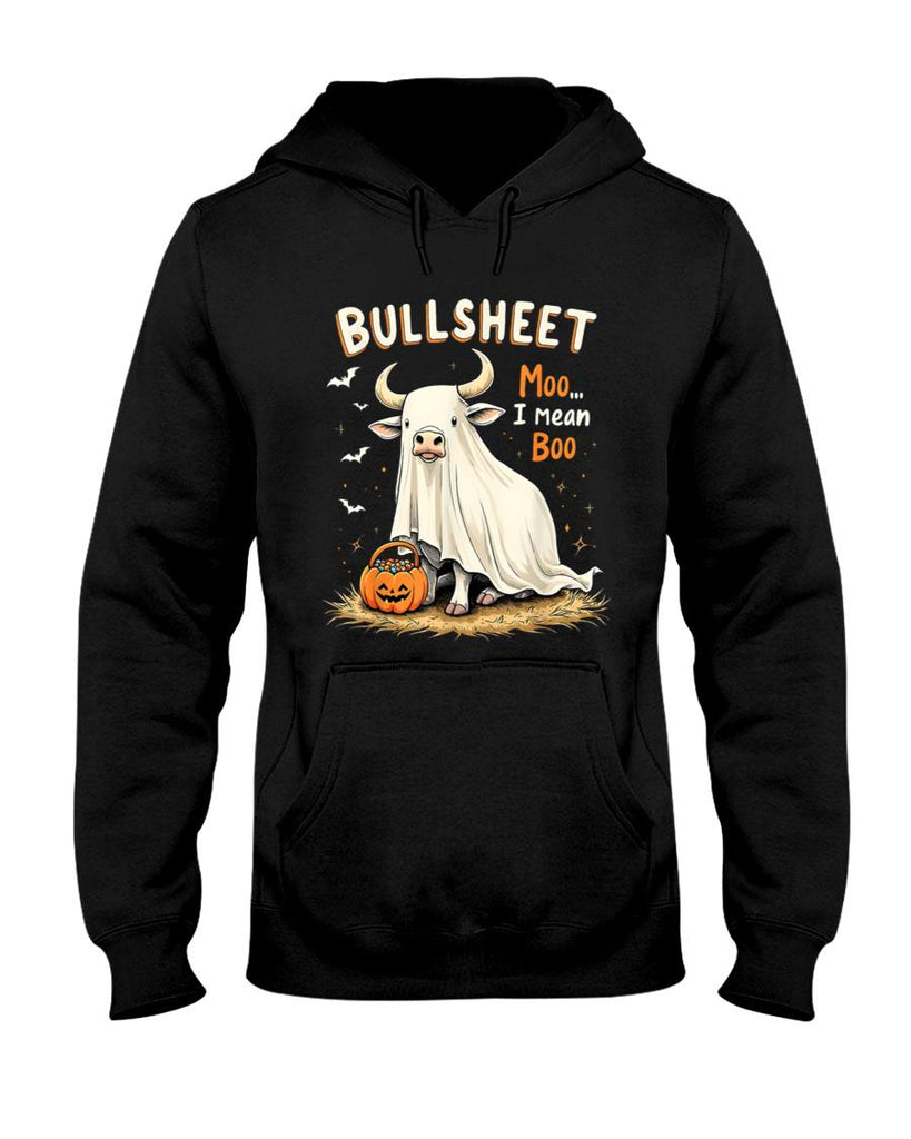 Bullsheet Cow Ghost Pun Funny Halloween Trick or Treat T-Shirt
