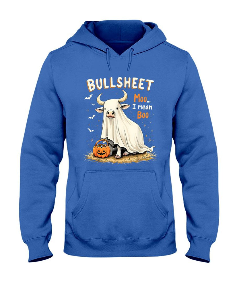 Bullsheet Cow Ghost Pun Funny Halloween Trick or Treat T-Shirt