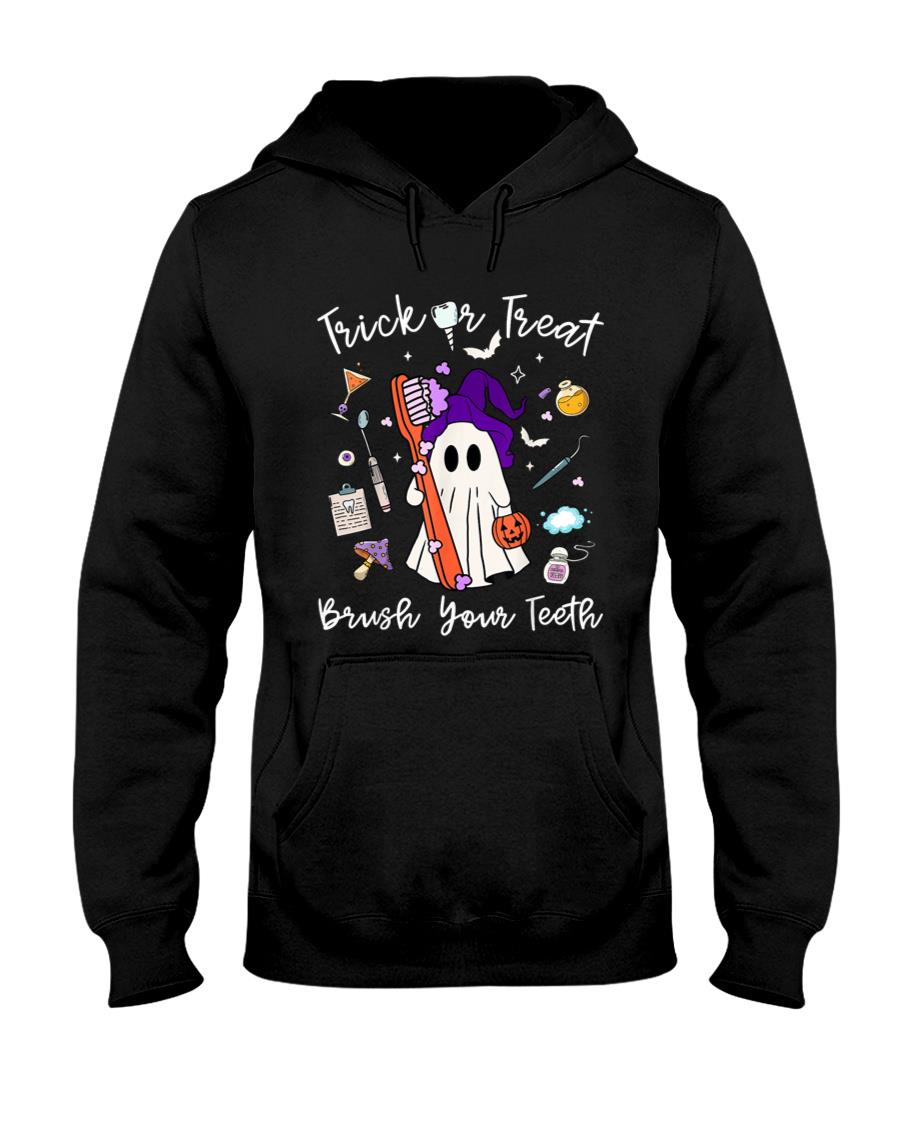 Trick Or Treat Brush Your Teeth Dentist Halloween Costume T-Shirt