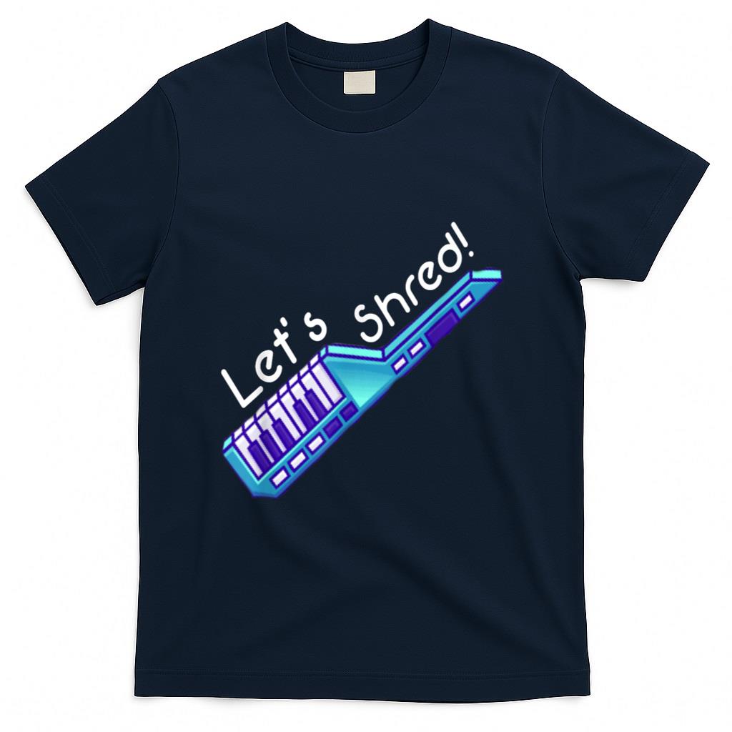 Retro Nostalgia - Funny Keytar Shred Tshirt - Retro Music Nostalgia_1