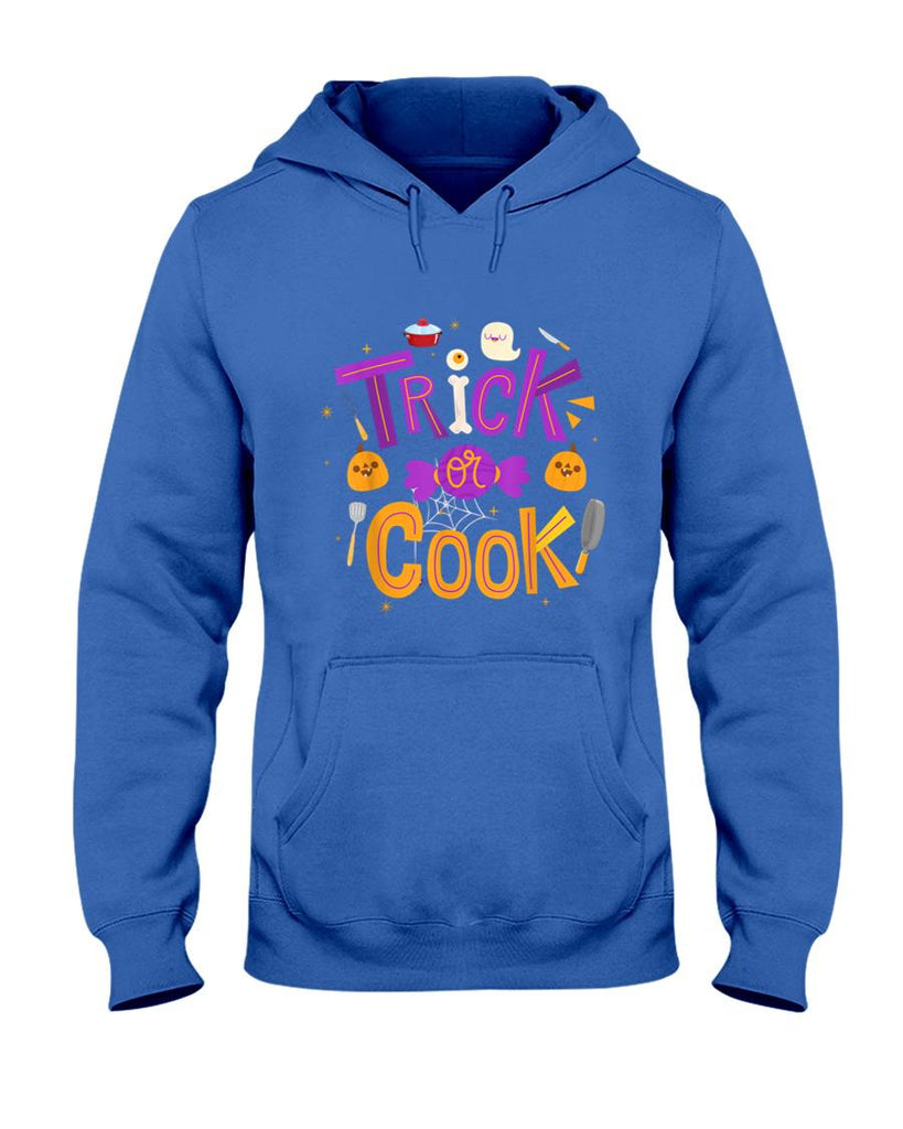 Trick Or Cook Funny Trick Or Treating Chef Cooking Halloween T-Shirt