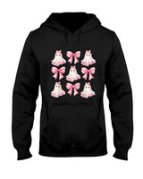 Coquette Bow Ghost Spooky Season Trick Or Treat Halloween T-Shirt