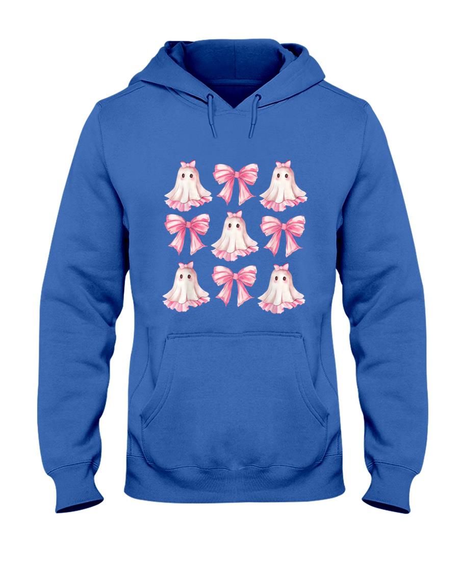 Coquette Bow Ghost Spooky Season Trick Or Treat Halloween T-Shirt