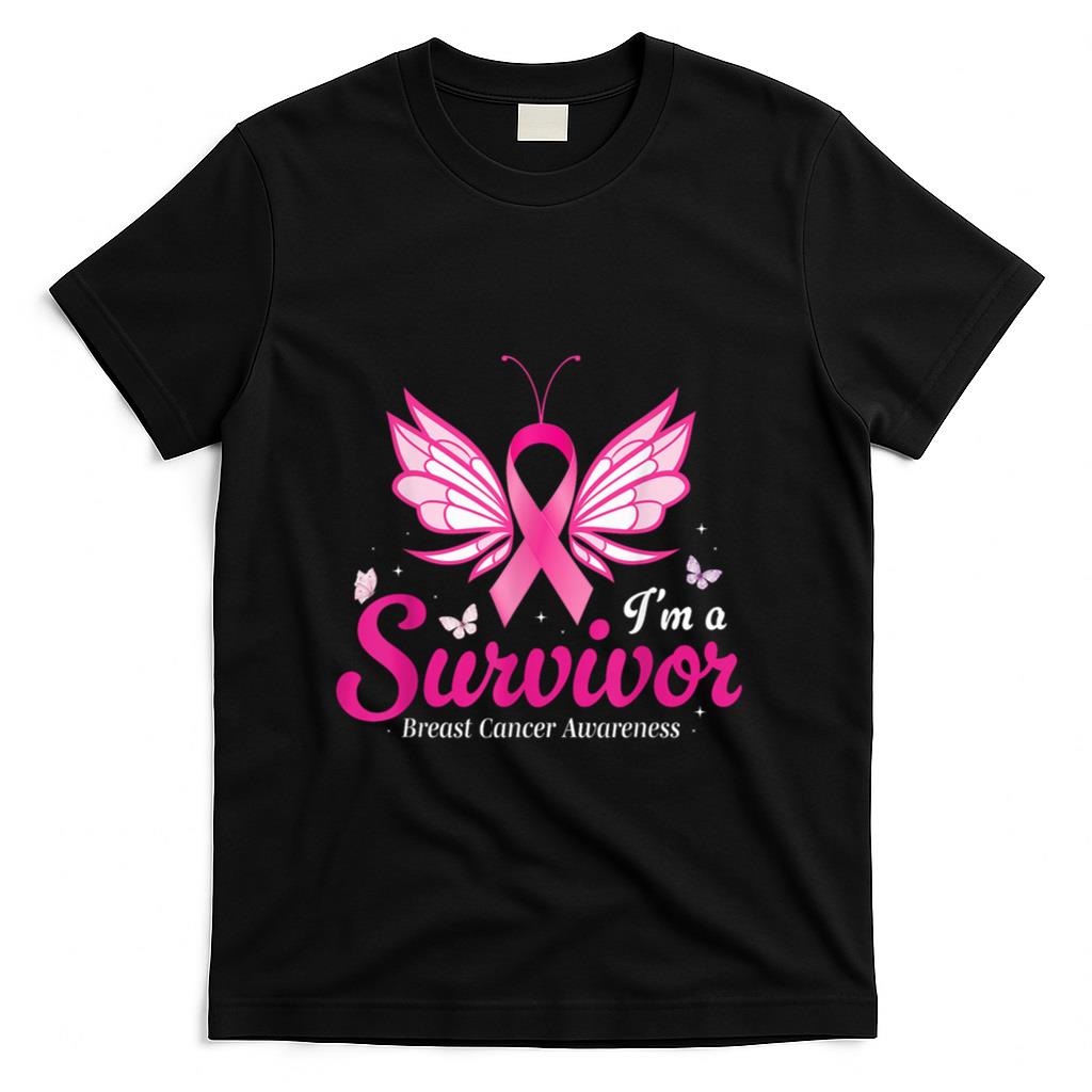 Im A Survivor Breast Cancer Awareness Women T-Shirt