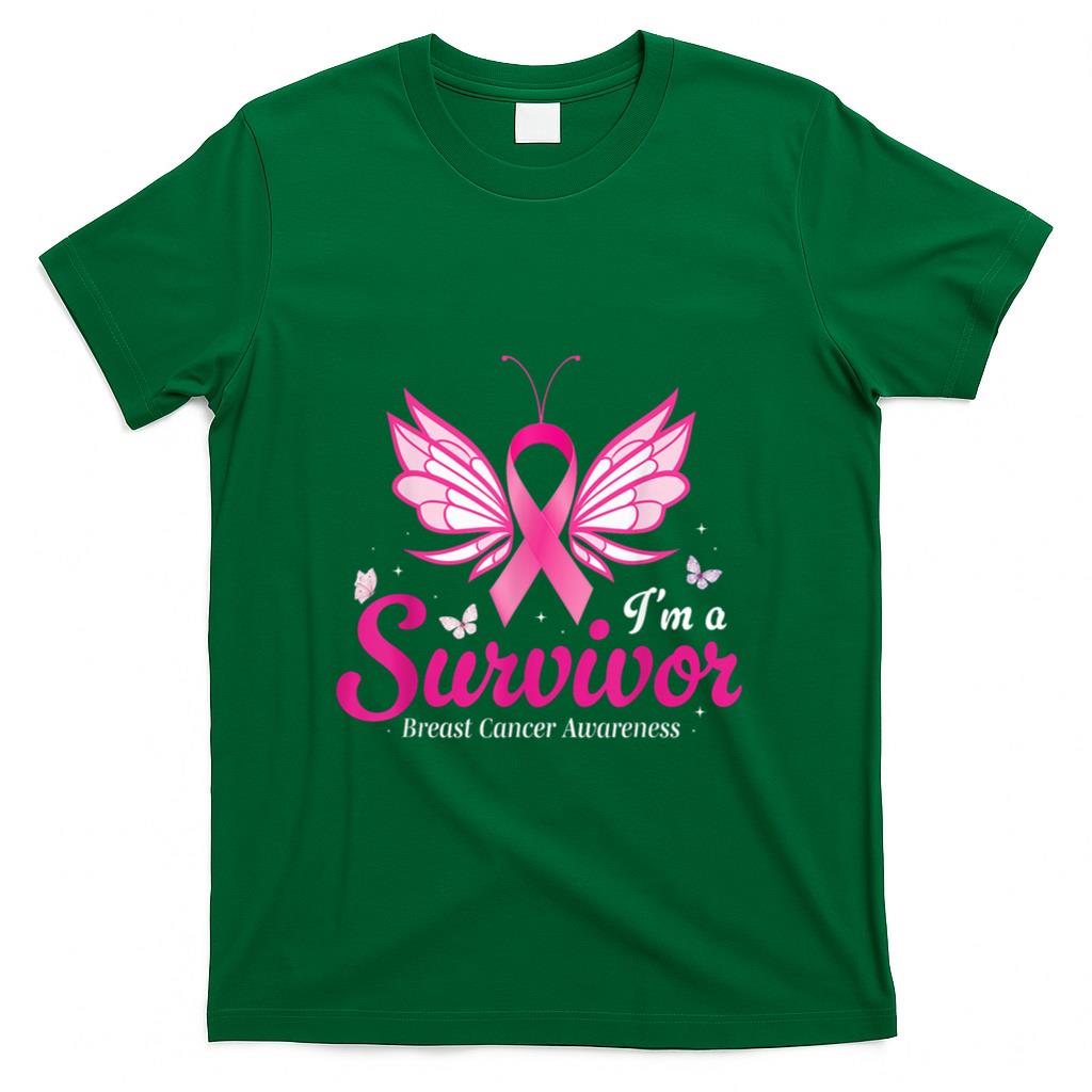 Im A Survivor Breast Cancer Awareness Women T-Shirt