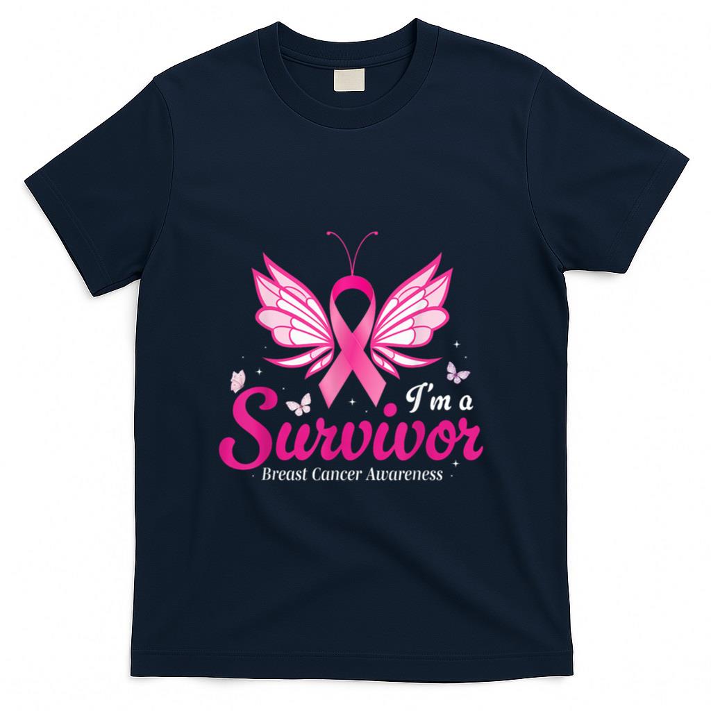 Im A Survivor Breast Cancer Awareness Women T-Shirt