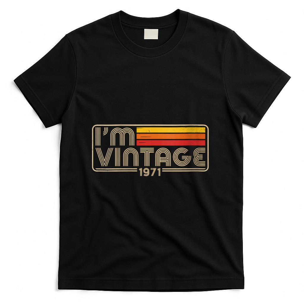 Retro Nostalgia - Womens I'm Vintage 1971 Retro Nostalgia T-Shirt