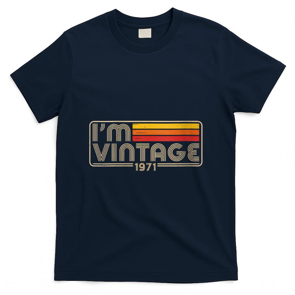 Retro Nostalgia - Womens I'm Vintage 1971 Retro Nostalgia T-Shirt