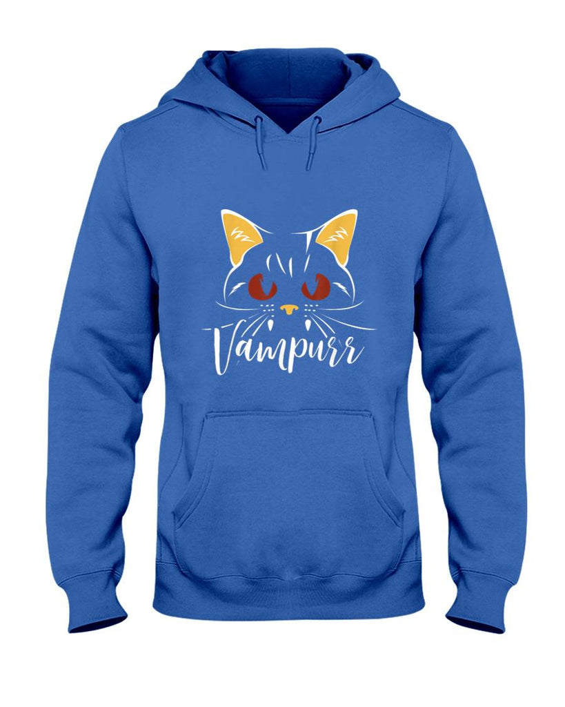 Vampurr Vampire Trick Or Treating Cat Lover Halloween T-Shirt