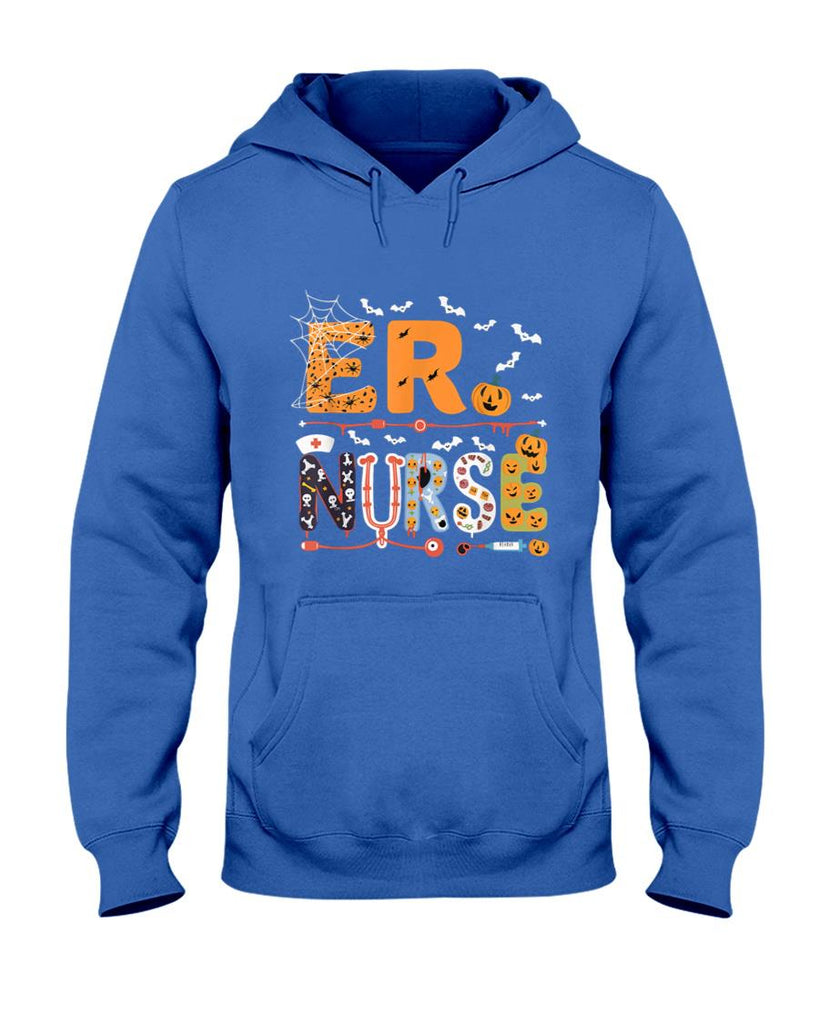 ER Nurse Halloween Emergency Room Nursing Trick Or Treat T-Shirt