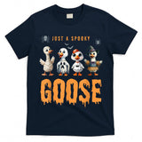 Just A Spooky Goose Funny Halloween Animals Trick Or Treat T-Shirt