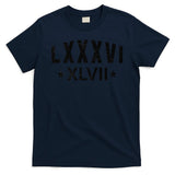 86-47-Roman-Numerals-LXXXVI-XLVII-8647-Subtle-Anti-Trump T-Shirt
