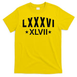 86-47-Roman-Numerals-LXXXVI-XLVII-8647-Subtle-Anti-Trump T-Shirt