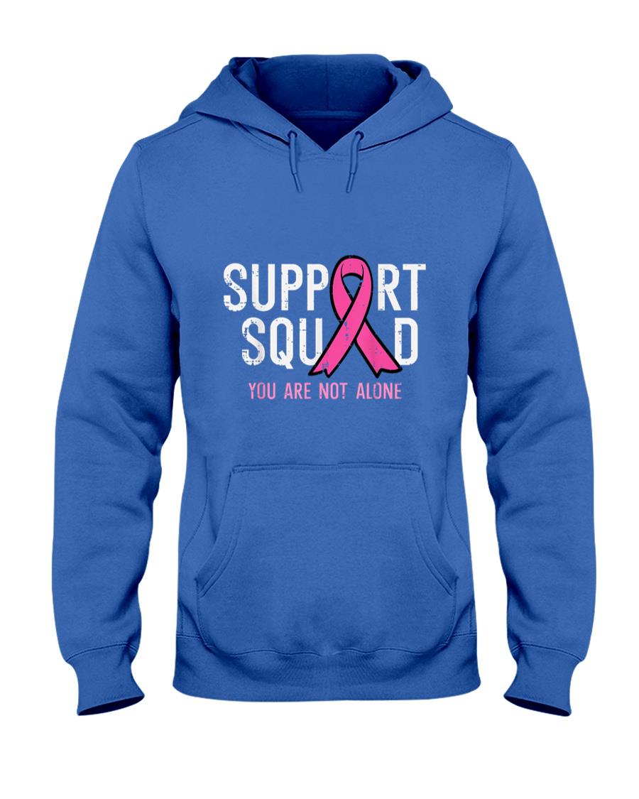 Breast Cancer Ribbon Support Squad Awareness Men Women Kids T-Shirt