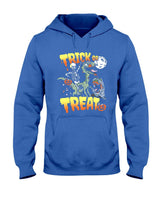Skeleton Riding Zombie Dinosaur Trick or Treat Halloween Essential T-Shirt