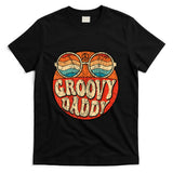 Retro Nostalgia - Groovy Daddy 70s Aesthetic Nostalgia 1970's Retro Dad T-Shirt