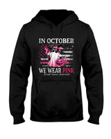 in October We Wear Pink Ghost Witch Breast Cancer Awareness T-Shirt_5