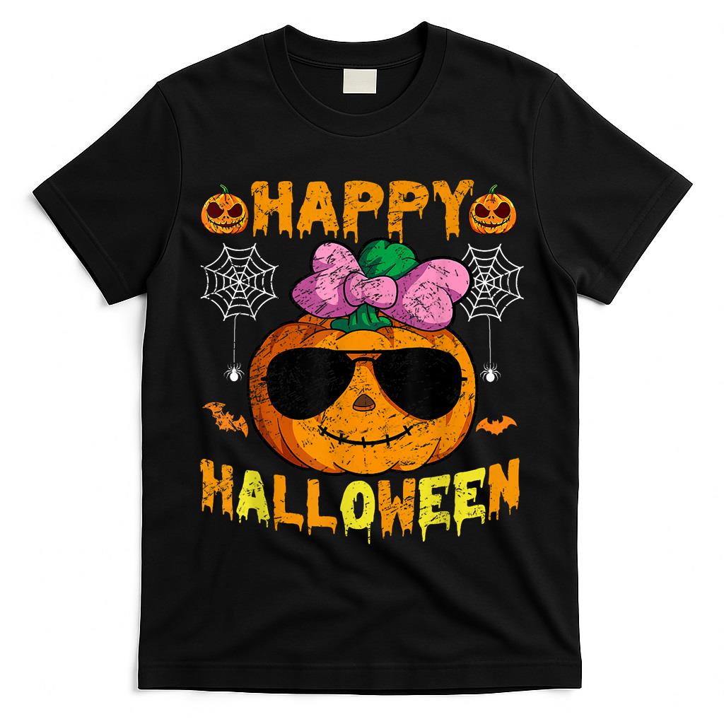 Funny Halloween Trick Or Treat Pumpkin Happy Halloween 2025  Style 1 T-Shirt