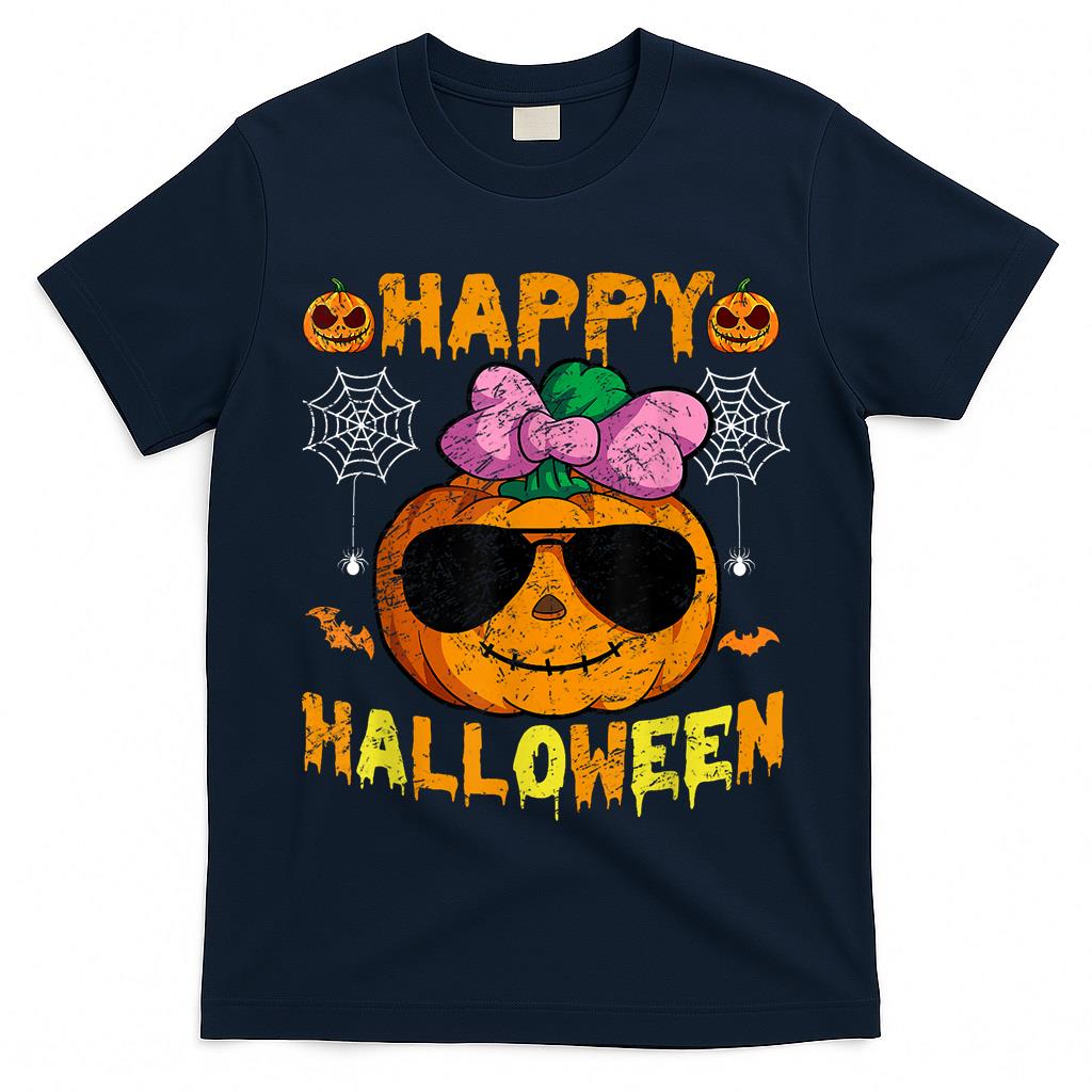 Funny Halloween Trick Or Treat Pumpkin Happy Halloween 2025  Style 1 T-Shirt