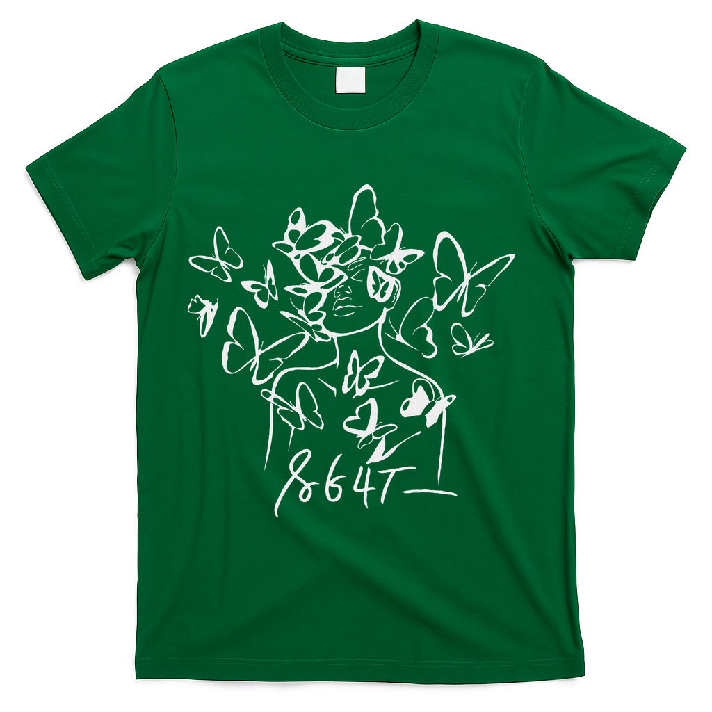 8647 Anti Trump Floral Resist 86 47 Impeach Trump Impeach 47 T-Shirt - Green