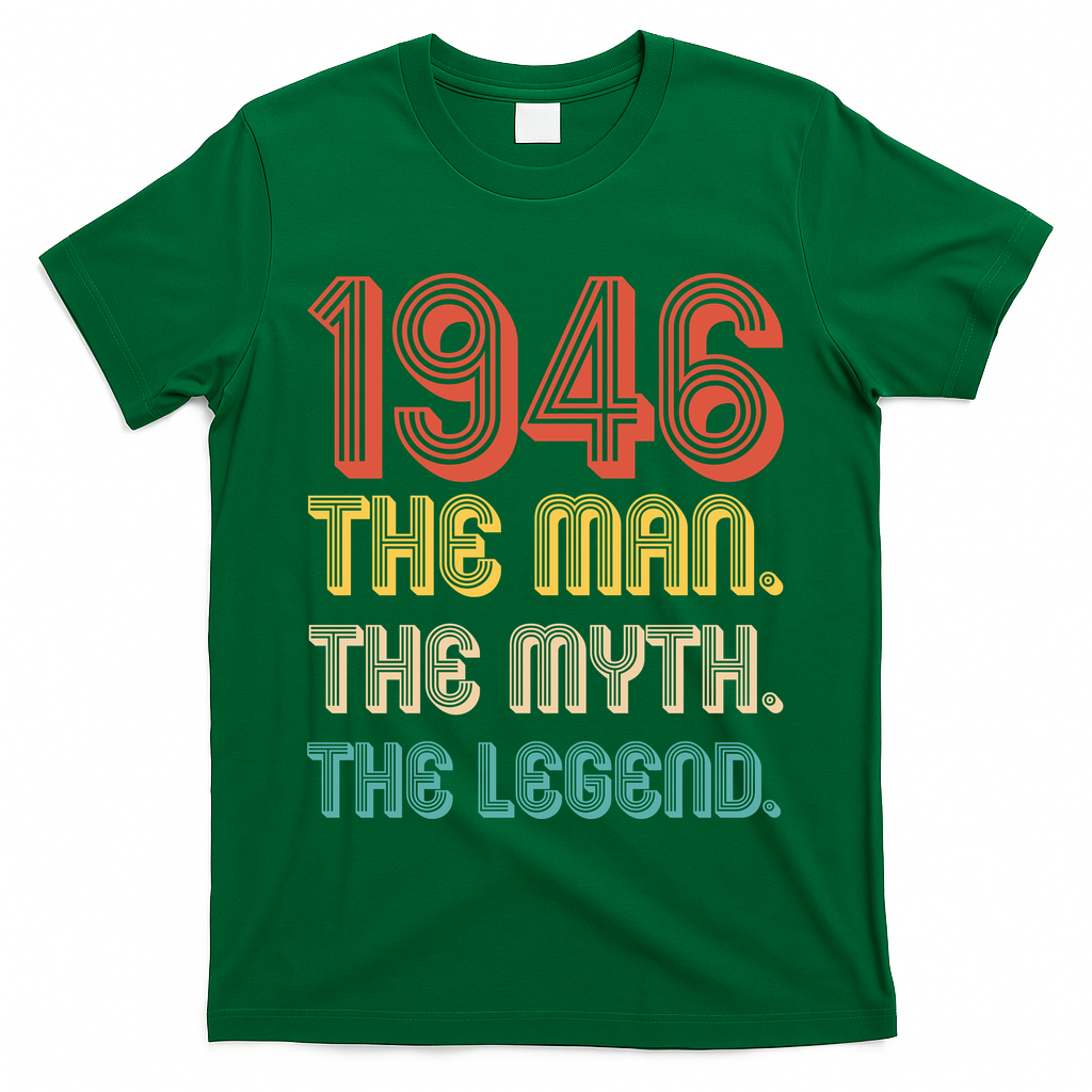 80th Birthday 1946 The Man Myth The Legend T-Shirt