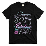 80th Birthday Chapter 80 Fabulous Since 1946 Rhinestones Diamonds T-Shirt