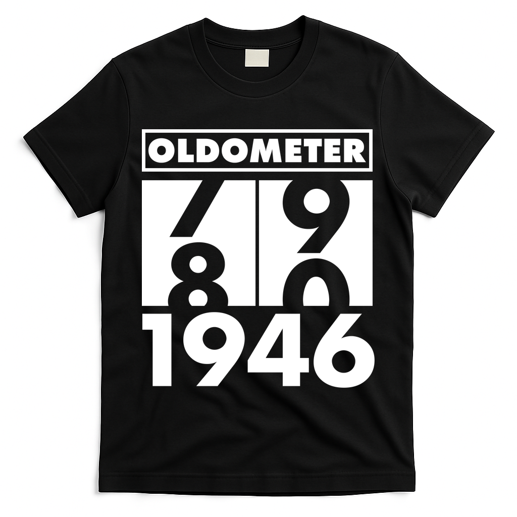 80th Birthday Oldometer 1946 T-Shirt
