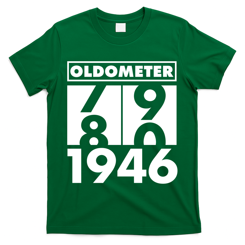 80th Birthday Oldometer 1946 T-Shirt