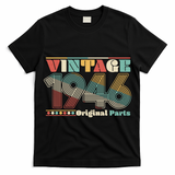 80th Birthday Retro Style Vintage 1946 Original Parts T-Shirt