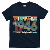 80th Birthday Retro Style Vintage 1946 Original Parts T-Shirt