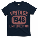 80th Birthday Vintage 1946 Limited Edition Birthday Metal Plate  T-Shirt