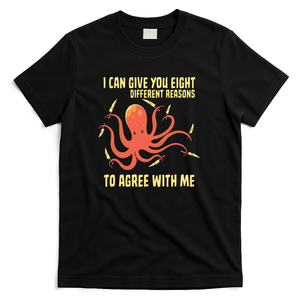 8 Different Reasons Octopus by Tobe Fonseca - Black
