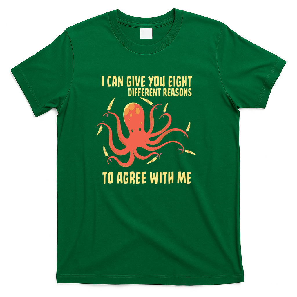 8 Different Reasons Octopus by Tobe Fonseca - Green