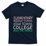 8th Grade Graduation Hilarious Middle School Memories T-Shirt - Navy
