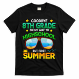 8th Grade Way To High School Grade First Summer Graduation T-Shirt - Black