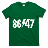 8647 Retro Vintage 80s Style Rock Anti Trump T-Shirt - Green