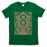 8647 Subtle Anti Trump Anti Maga 86 47 Floral T-Shirt - Green