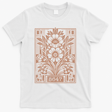 8647 Subtle Anti Trump Anti Maga 86 47 Floral T-Shirt - White