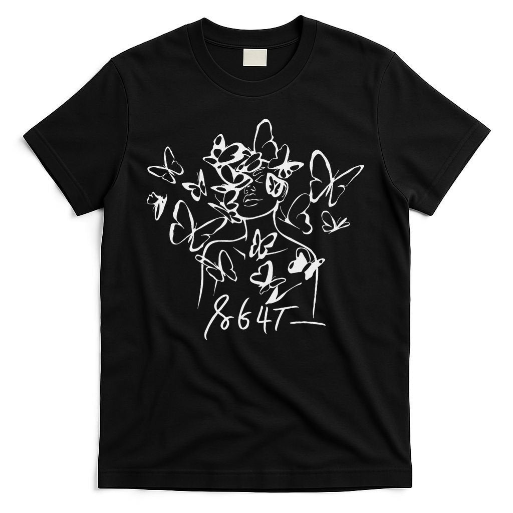 8647 Anti Trump Floral Resist 86 47 Impeach Trump Impeach 47 T-Shirt