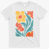 8647 Subtle Anti Trump Floral Boho T-Shirt