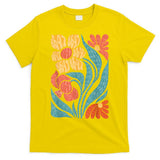 8647 Subtle Anti Trump Floral Boho T-Shirt