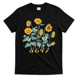 8647 Subtle Anti Trump 86 47 Sunflower Support Ukraine T-Shirt