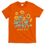 8647 Subtle Anti Trump 86 47 Sunflower Support Ukraine T-Shirt