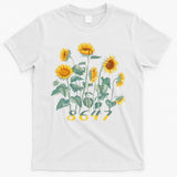8647 Subtle Anti Trump 86 47 Sunflower Support Ukraine T-Shirt