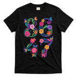 8647 Subtle Anti Trump 86 47 Floral Boho Style T-Shirt