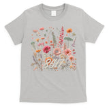 8647 Subtle Anti Trump 86 47 Floral Boho Style T-Shirt