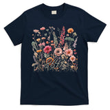 8647 Subtle Anti Trump 86 47 Floral Boho Style T-Shirt