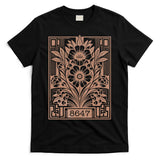 8647 Subtle Anti Trump Anti Maga 86 47 Floral T-Shirt
