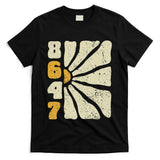 8647 Subtle Anti Trump 86 47 Floral Boho Style T-Shirt
